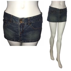 SpaceGirls Denim Mini Skirt Blue 3 90s Space Girls